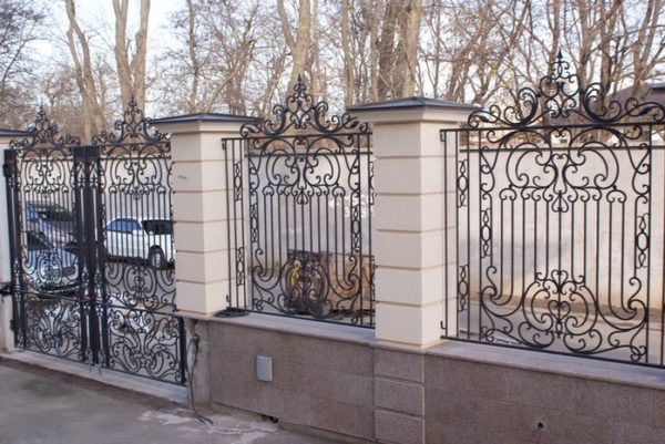 Кованый забор